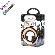 Portable Multimedia Karaoke Bluetooth Speaker with Disco Lights